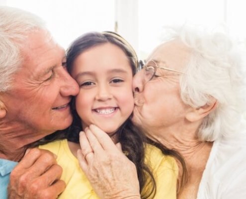 Grandparents with Grandchild