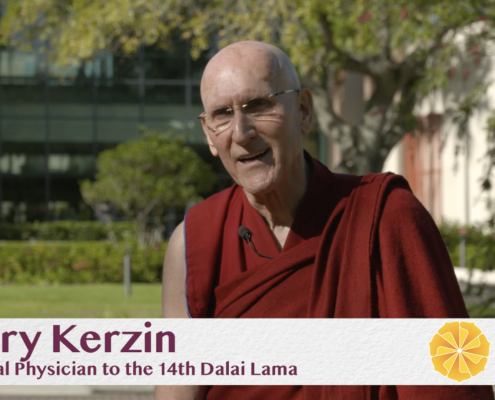 Dr. Barry Kerzin, the personal physician to the 14th Dalai Lama
